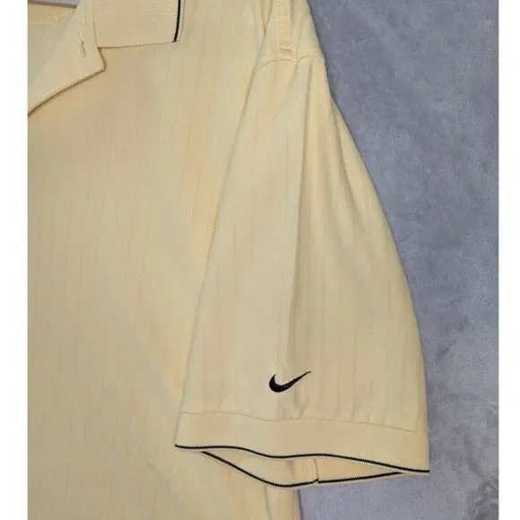 Mens Nike polo yellow size large golf polo - Picture 2 of 9